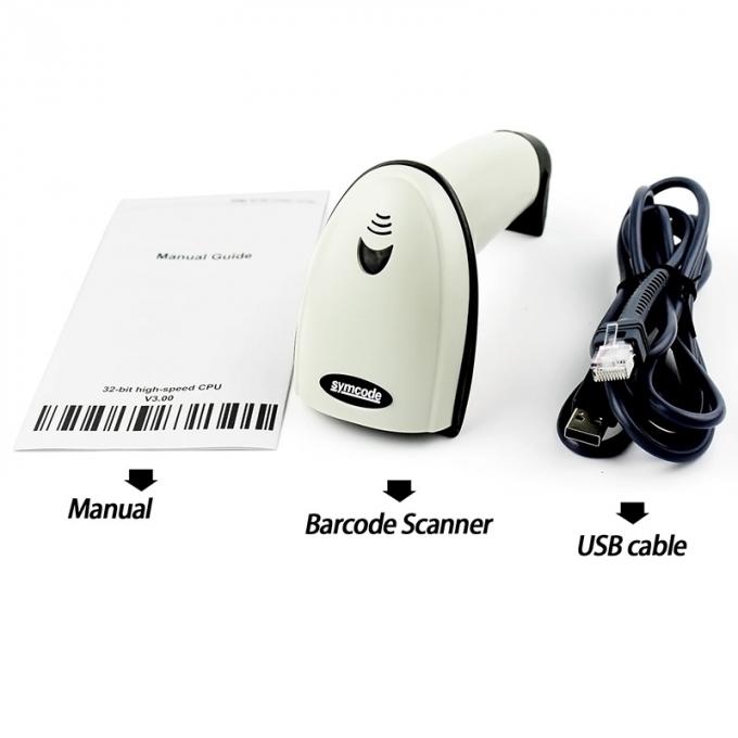 Geen Bestuurder had Symcode-Streepjescodescanner/1D-Laserscanner met USB-Kabel nodig