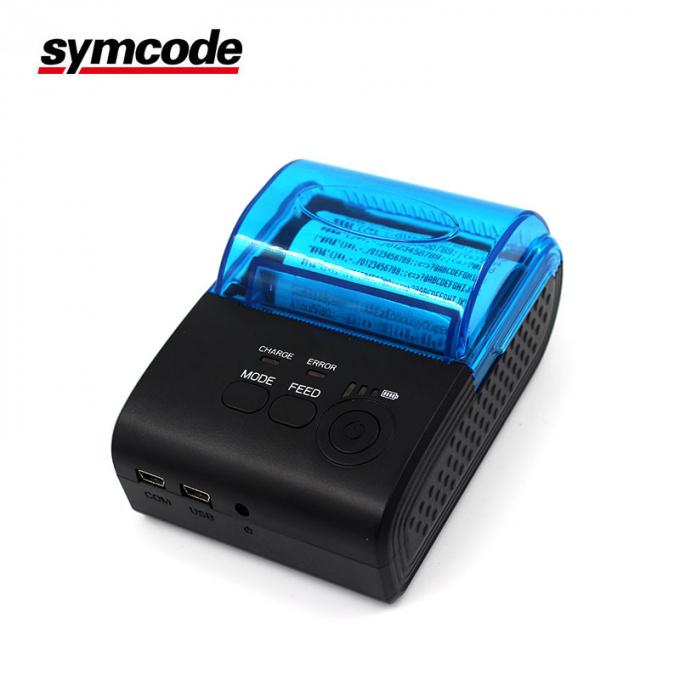 Symcode 58mm het Thermische Ontvangstbewijsprinter/Draadloze de Printer Hand Scheuren van Bluetooth
