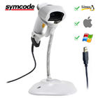 Manual Trigger Handheld Barcode Scanner Read Quickly Adjustable Optional Stand